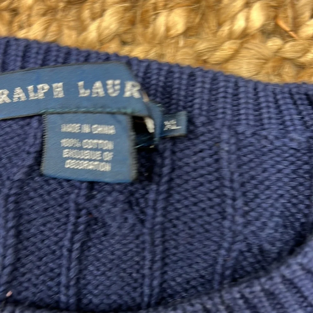 ralph lauren womens xl navy sweater - Picture 2 of 3